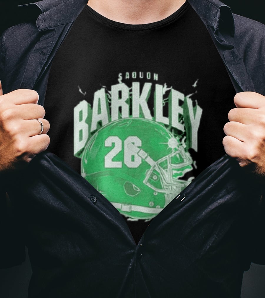 Saquon Barkley 26 Football Helmet T-Shirt