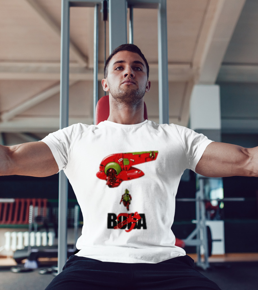 Bobakira Star Wars Boba Fett Mashup Slave I Spaceship And Armor T-Shirt