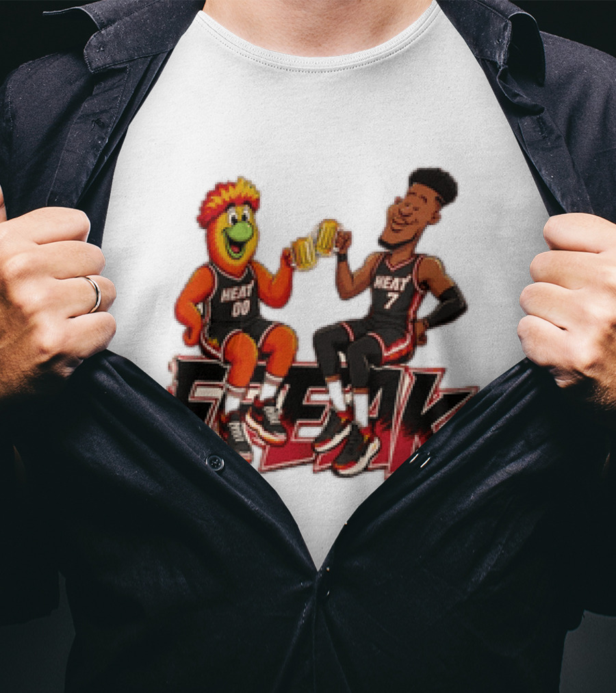 Cheers To The Freak Heat Giannis Burnie Miami T-Shirt