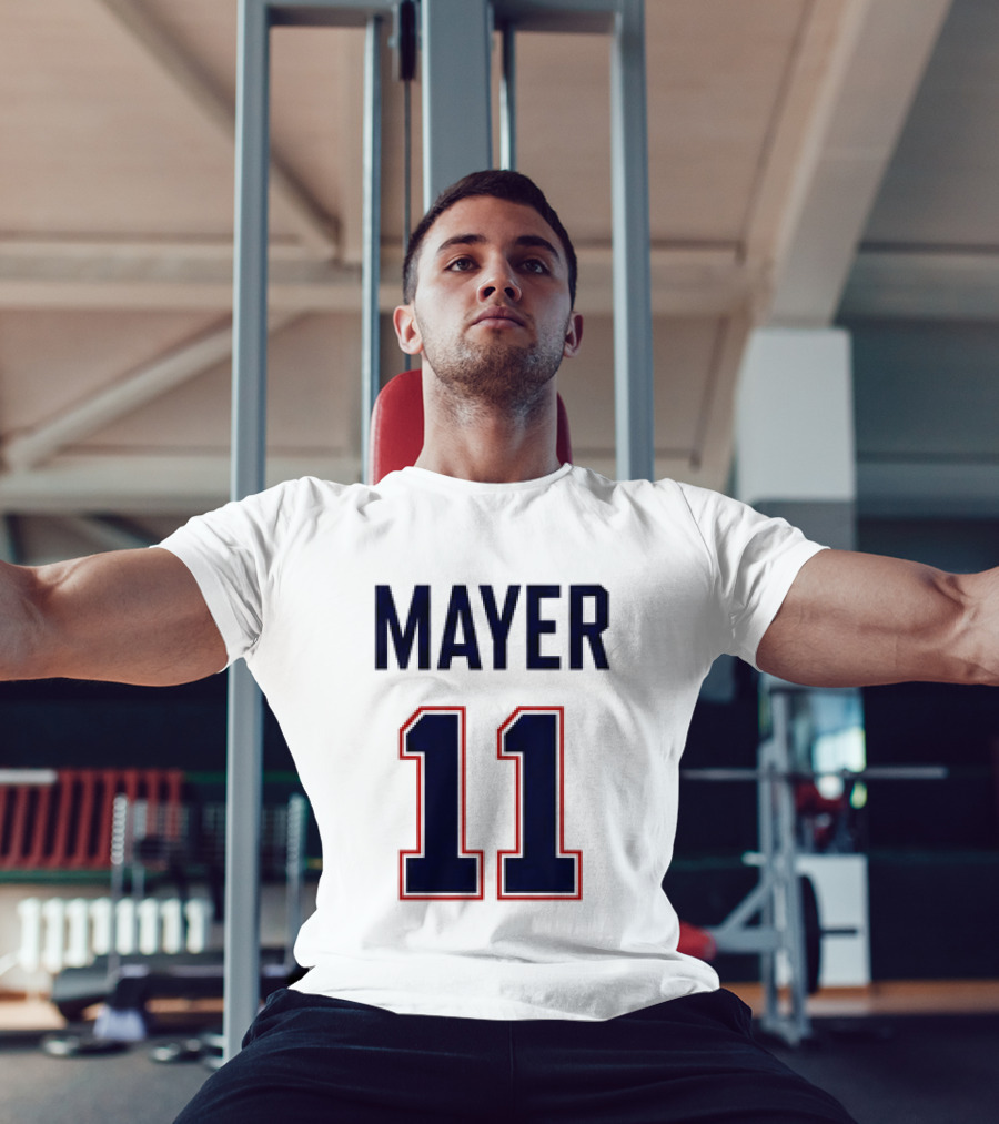 Red Sox 2026 Marcelo Mayer 11 Football Jersey Giveaway T-Shirt
