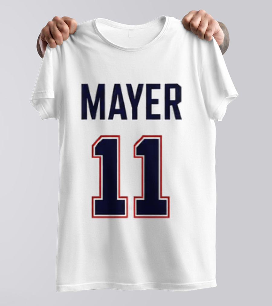 Red Sox 2026 Marcelo Mayer 11 Football Jersey Giveaway T-Shirt
