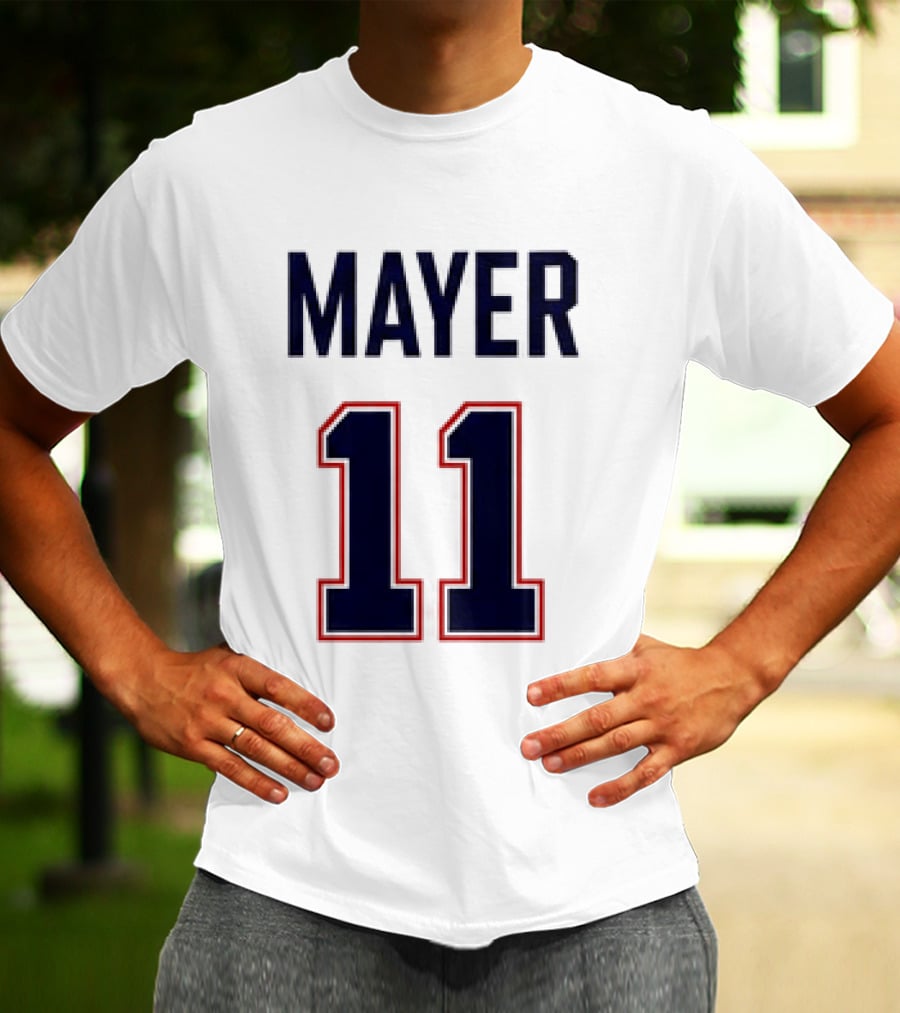 Red Sox 2026 Marcelo Mayer 11 Football Jersey Giveaway T-Shirt