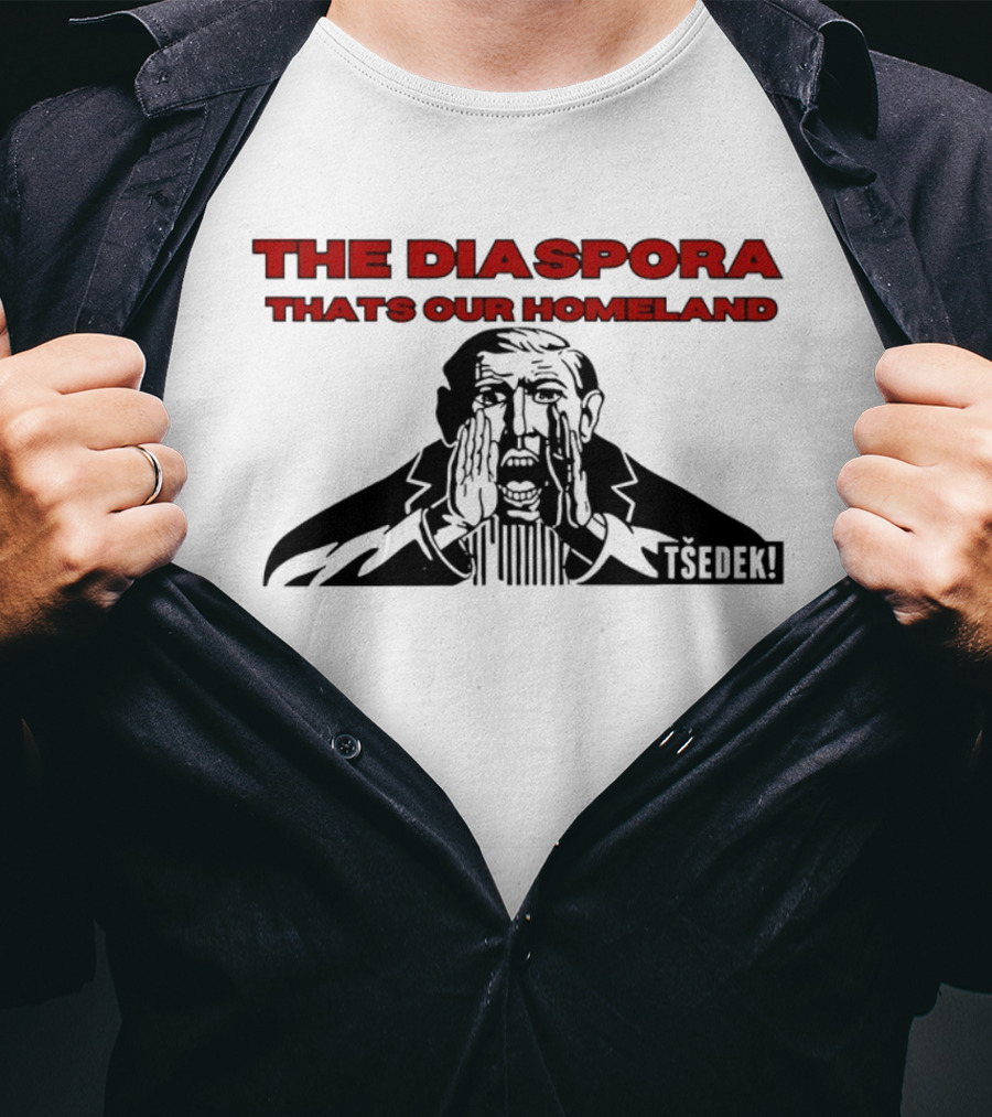 The Diaspora That's Our Homeland Tsedek Unity T-Shirt