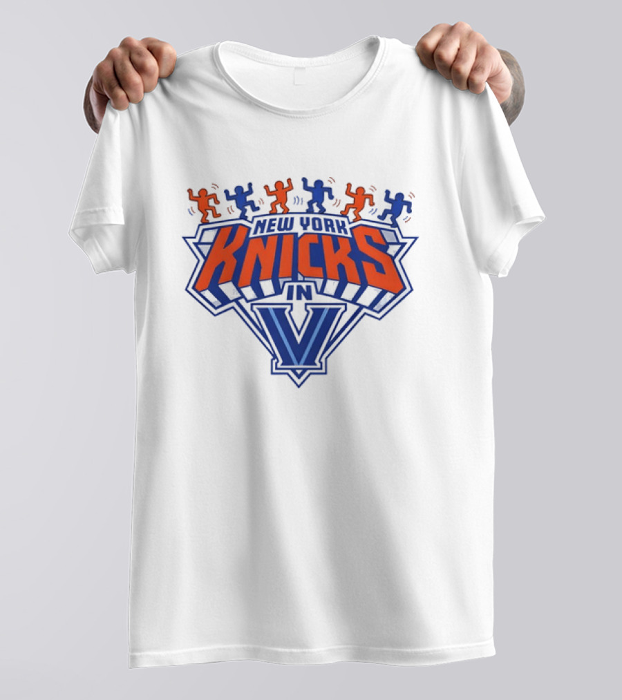 New York Knicks Vs Villanova 2026 Basketball Game Event T-Shirt