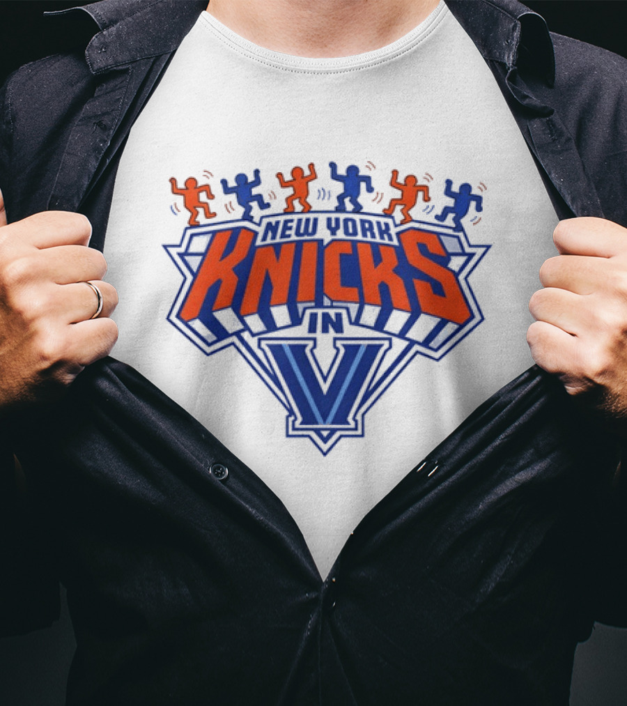 New York Knicks Vs Villanova 2026 Basketball Game Event T-Shirt