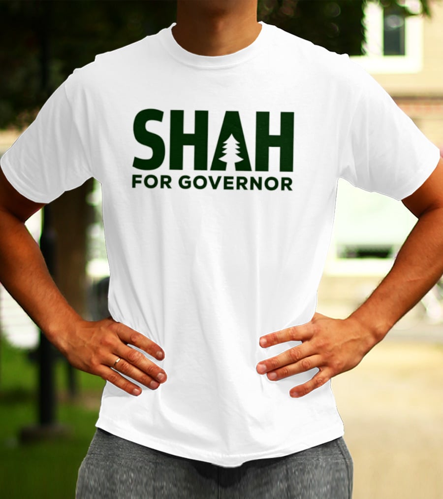 SHAH For Governor 2026 Tree T-Shirt