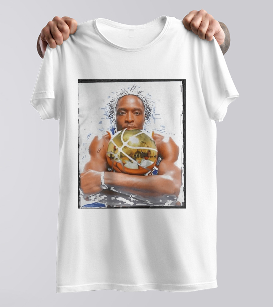OG Anunoby Basketball Reflection Artistic Slam Magazine Photoshoot T-Shirt