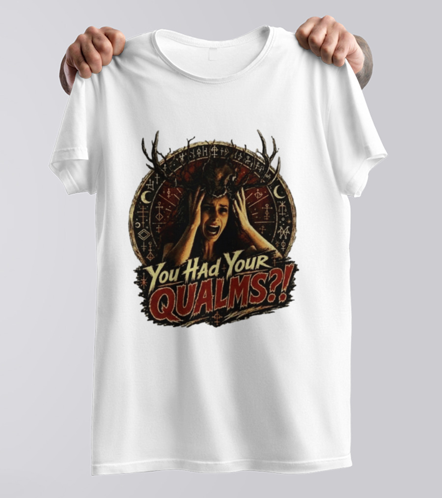 Patricia Widows Bay You Had Your Qualms Ritual Symbolism Antlered Figure T-Shirt