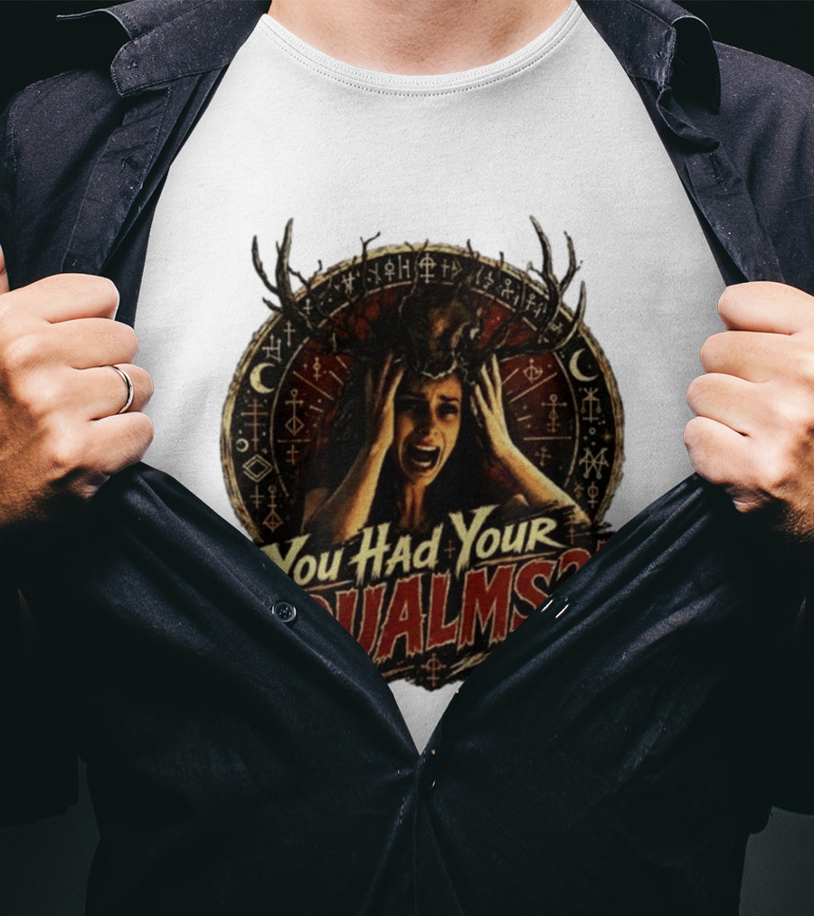 Patricia Widows Bay You Had Your Qualms Ritual Symbolism Antlered Figure T-Shirt
