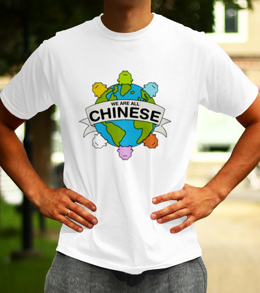 We Are All Chinese Frog Earth Globe Diversity T-Shirt