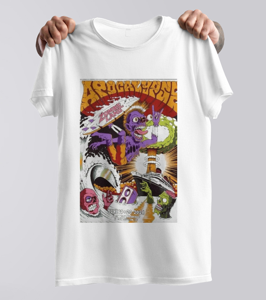 Zombie Land Apocalypse June 19 20 2026 Waterfront Event T-Shirt