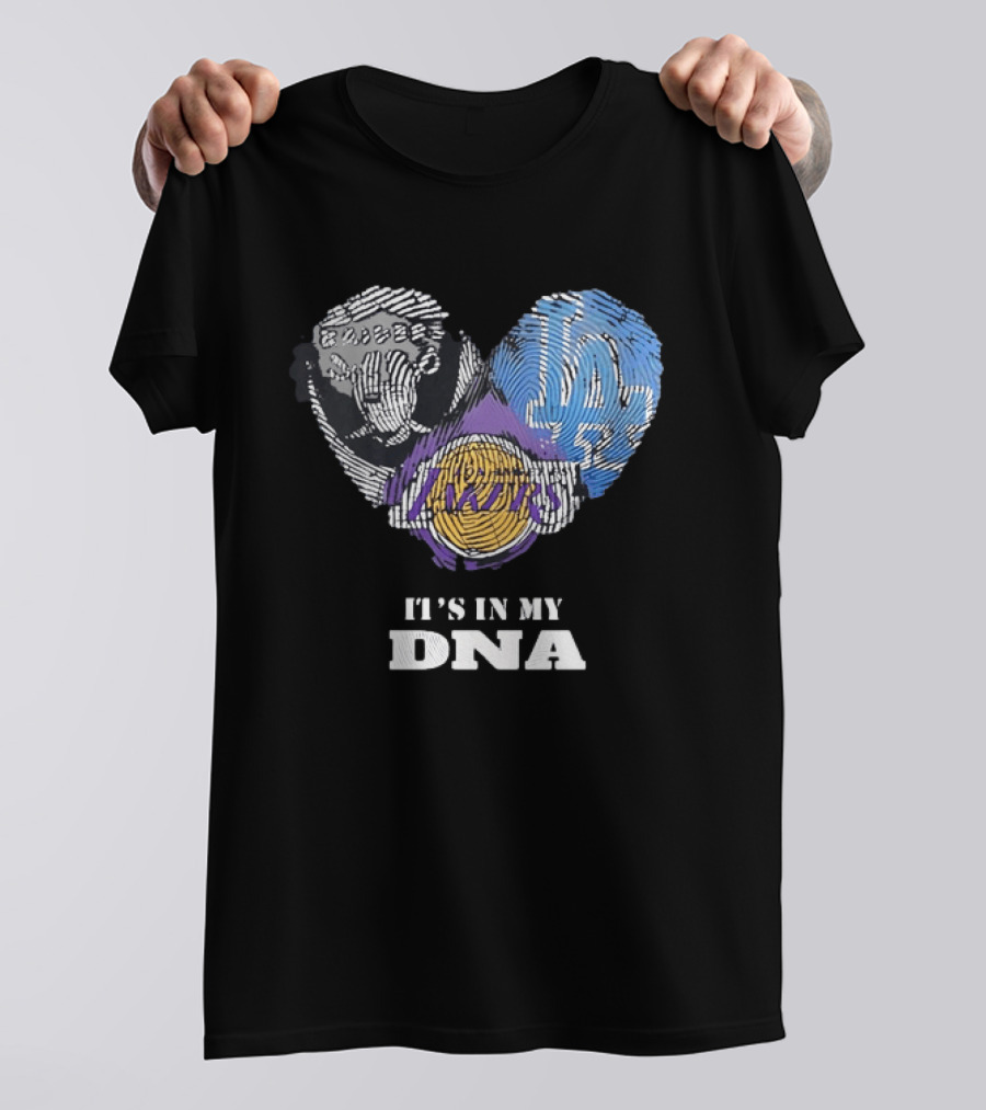It's In My DNA Raiders Dodgers Lakers T-Shirt