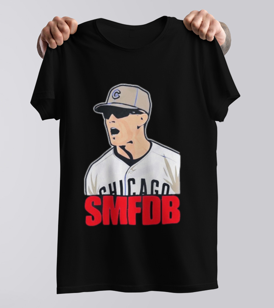 Chicago Cubs SMFDB Manager Yelling Iconic Baseball Team Fan T-Shirt