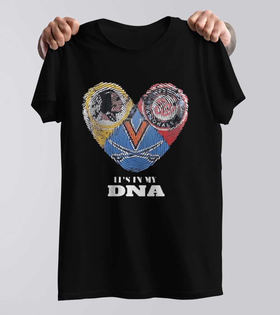 Virginia Cavaliers It's In My DNA Unique Fingerprint T-Shirt