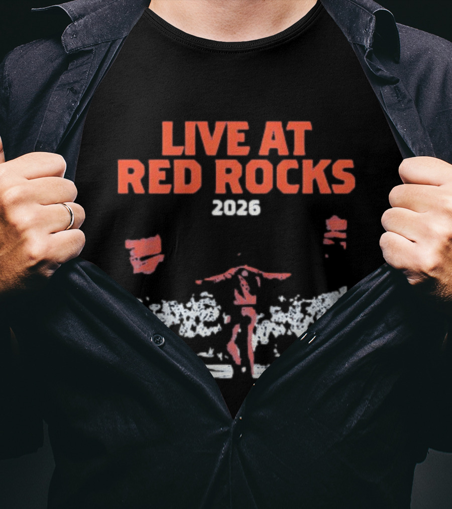 Live At Red Rocks 2026 Concert Performer Music Event T-Shirt