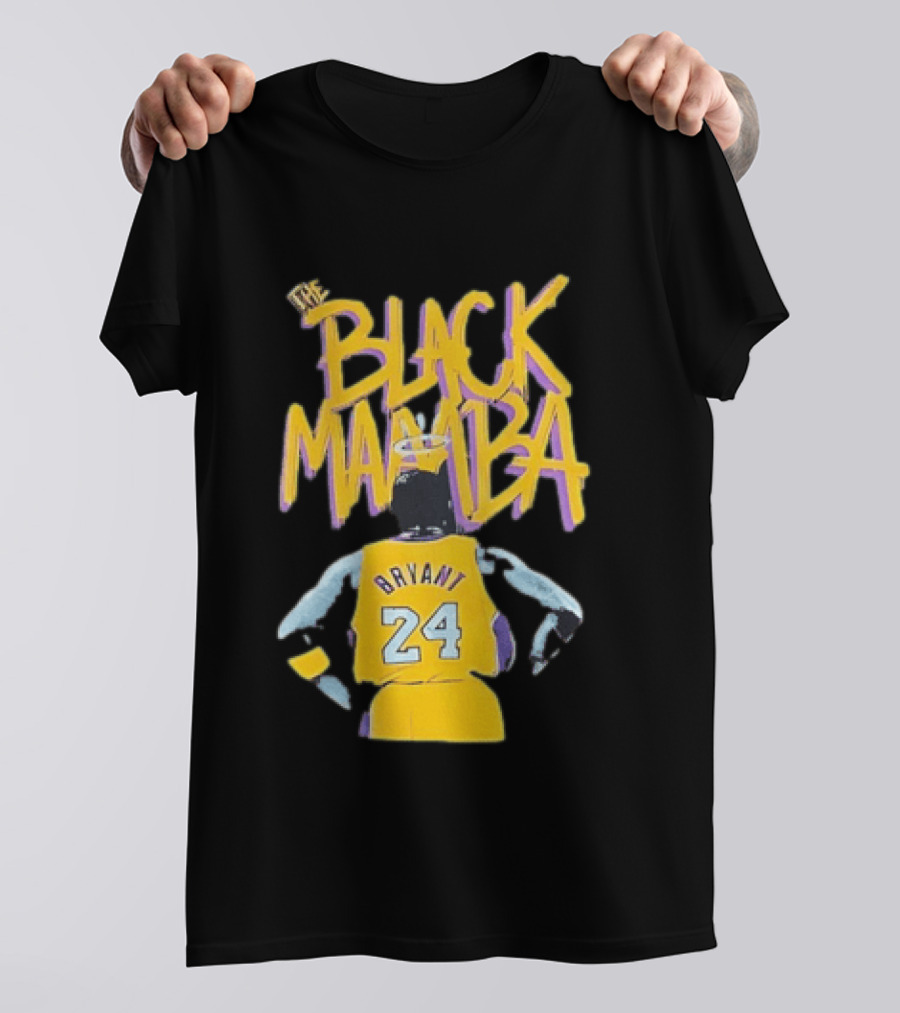 The Black Mamba Bryant 24 Los Angeles Lakers T-Shirt