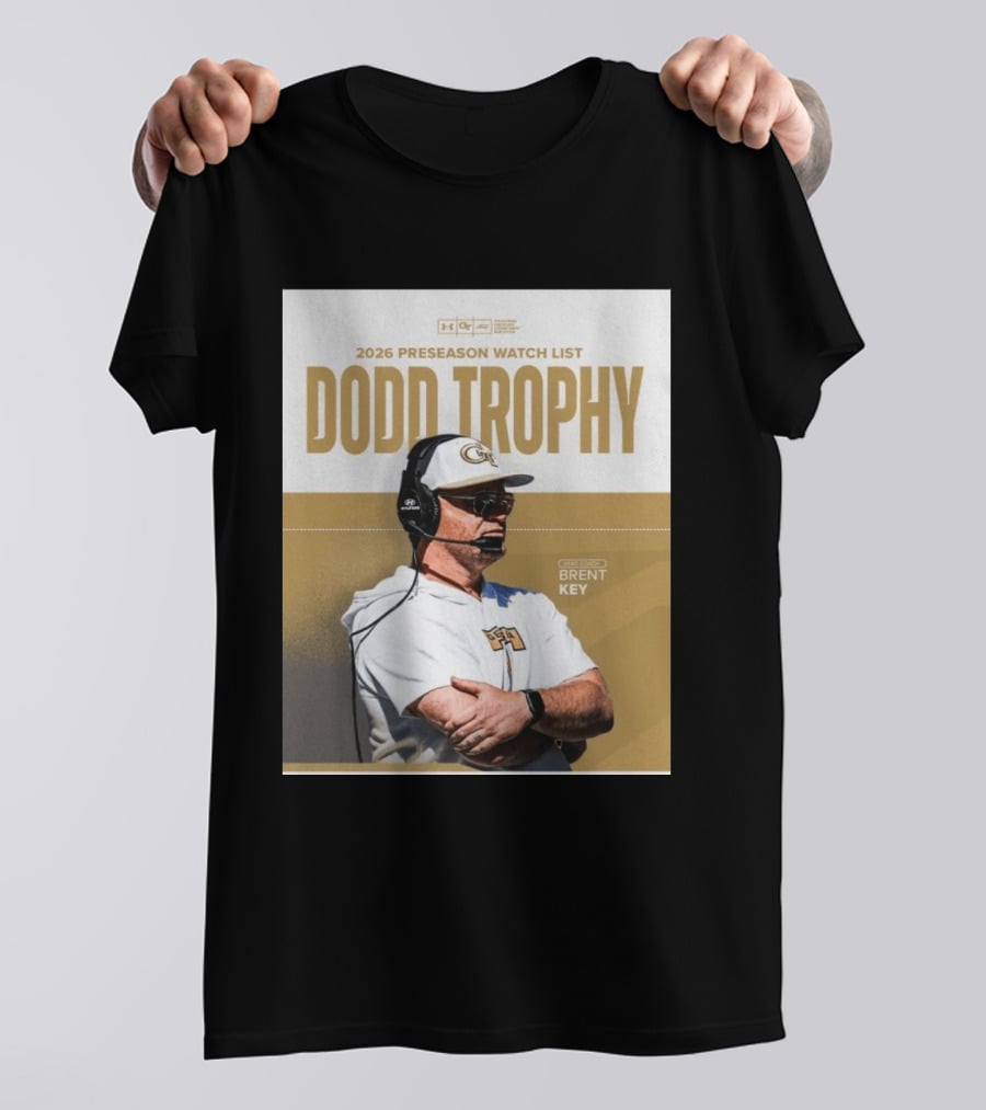 2026 Preseason List Dodd Trophy Head Coach Brent Key T-Shirt