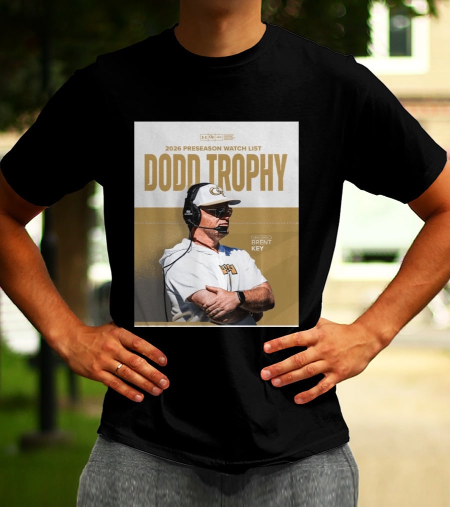 2026 Preseason List Dodd Trophy Head Coach Brent Key T-Shirt