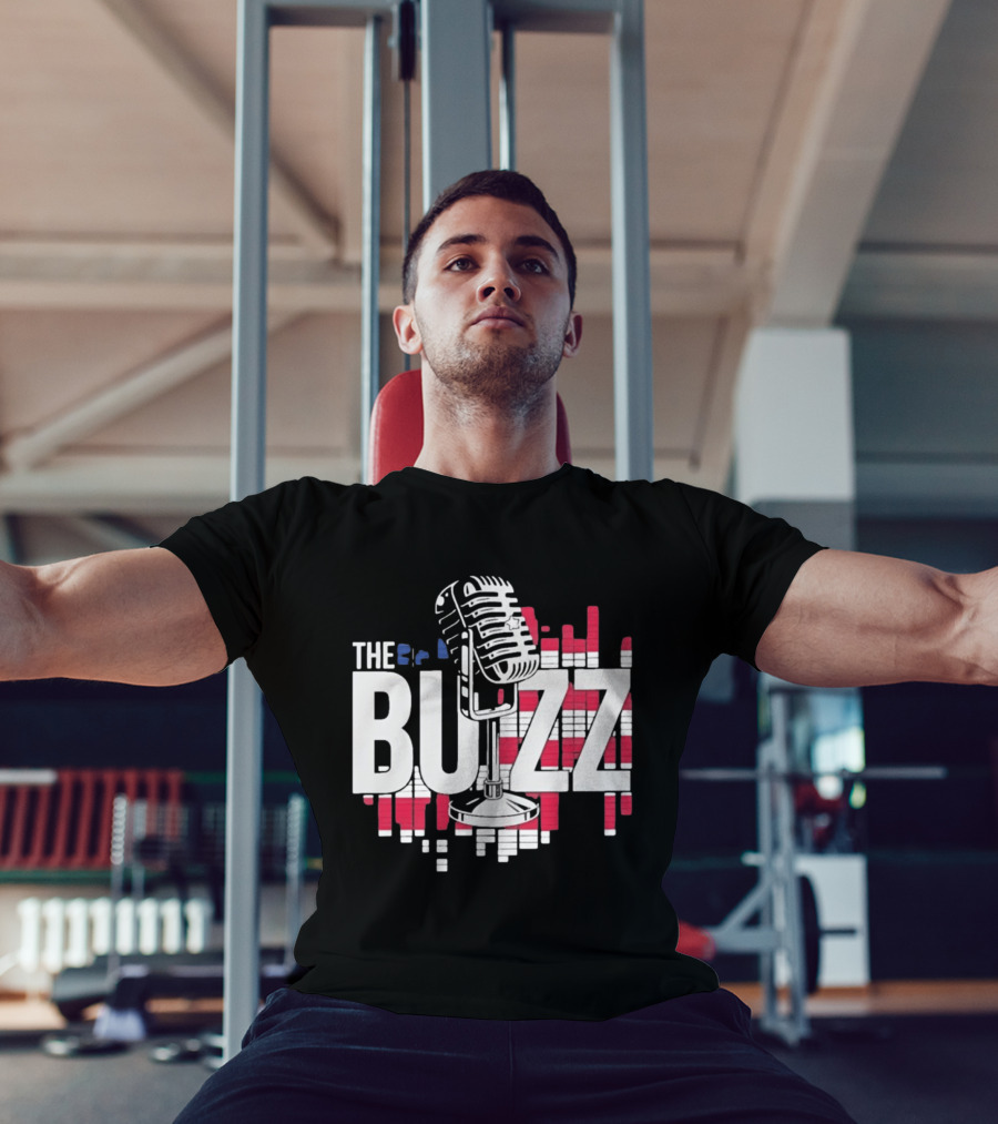 Podcast The Buzz Microphone T-Shirt