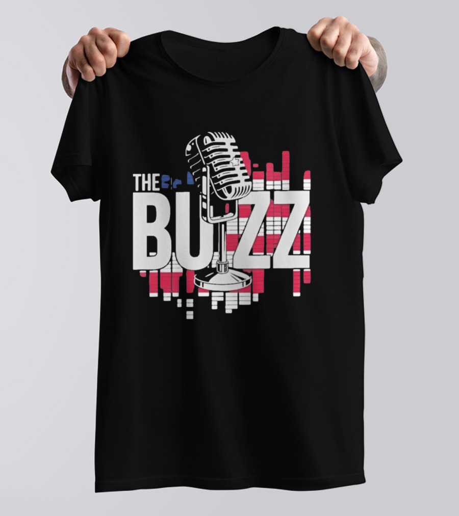 Podcast The Buzz Microphone T-Shirt