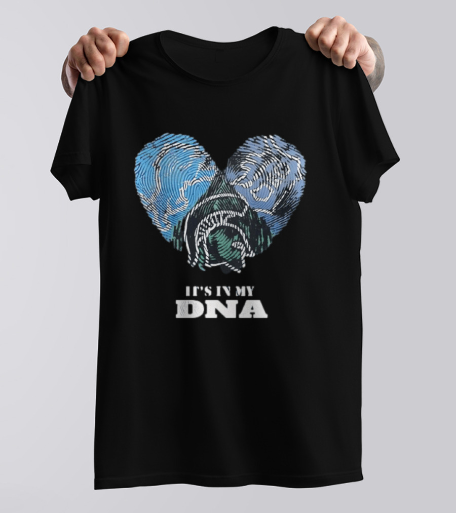 Heart Fingerprint Dog Breed Lover It's In My DNA T-Shirt