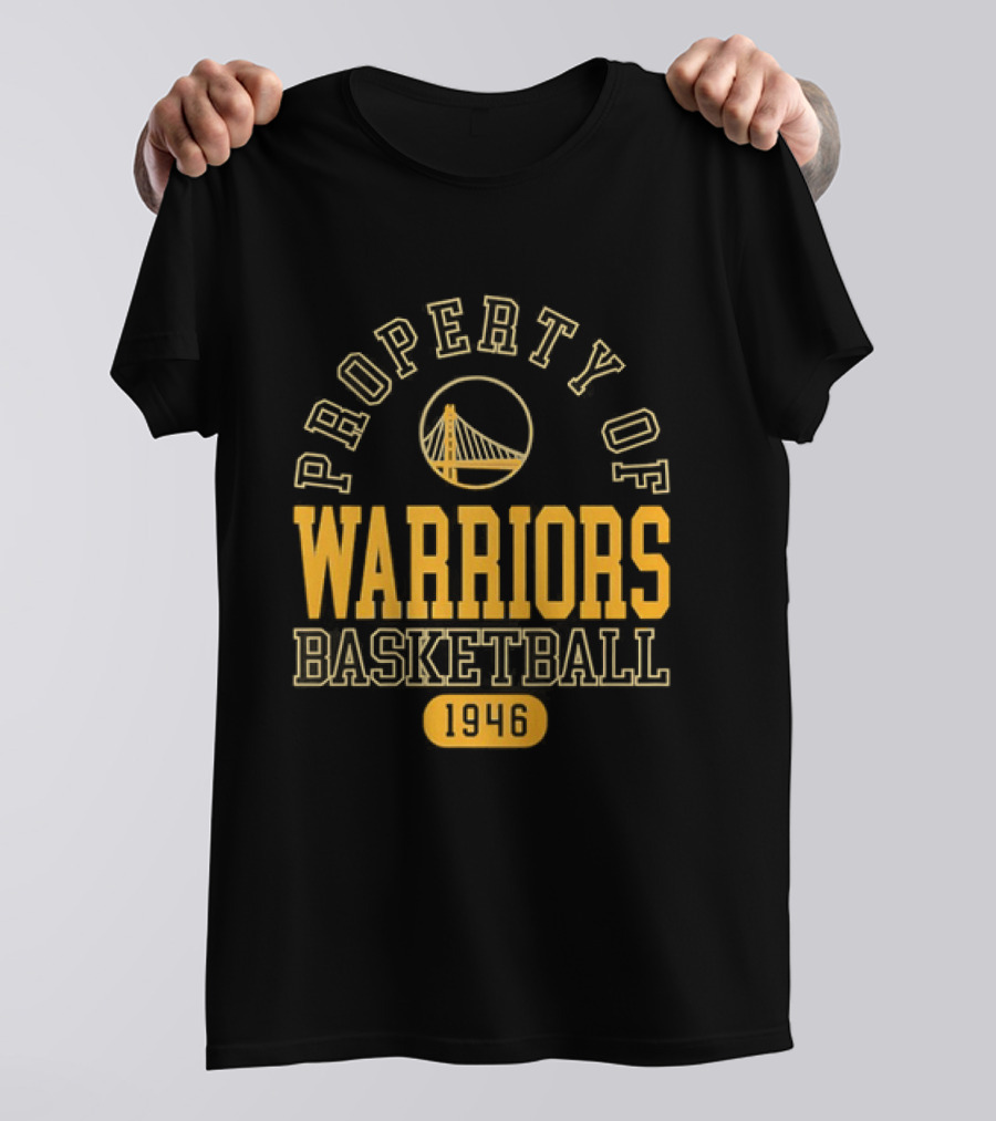Property Of Warriors Basketball 1946 Golden State Iconic Team Heritage T-Shirt