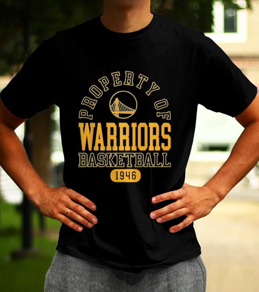 Property Of Warriors Basketball 1946 Golden State Iconic Team Heritage T-Shirt