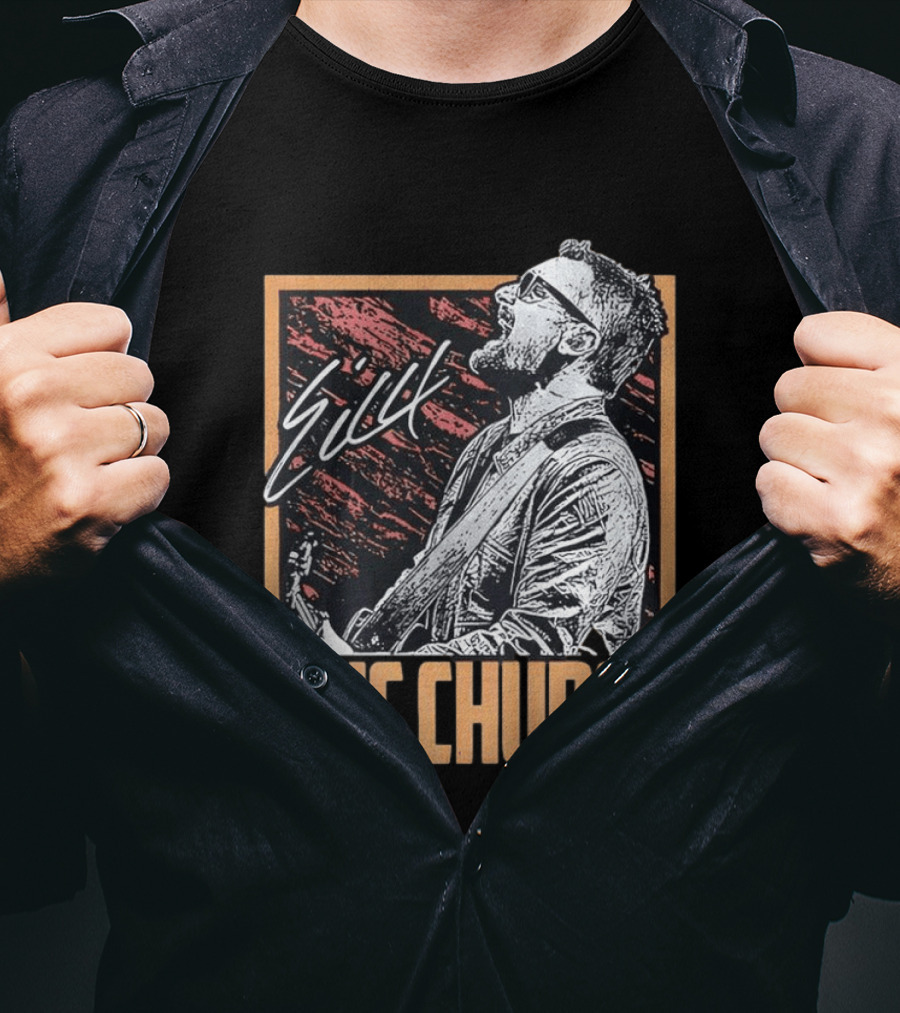 Sick Eric Church Live Singing Performance T-Shirt