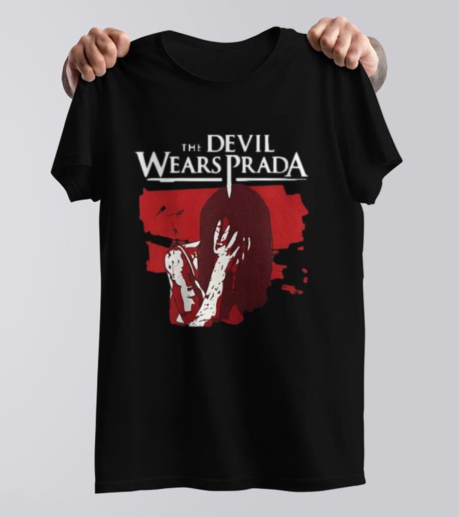 The Devil Wears Prada Crying Girl Red T-Shirt
