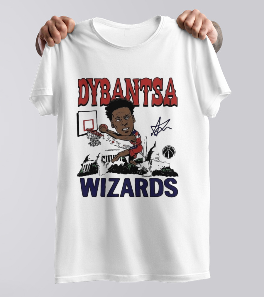 Dybantsa Washington Wizards Rookie Tri Blend Homage T-Shirt