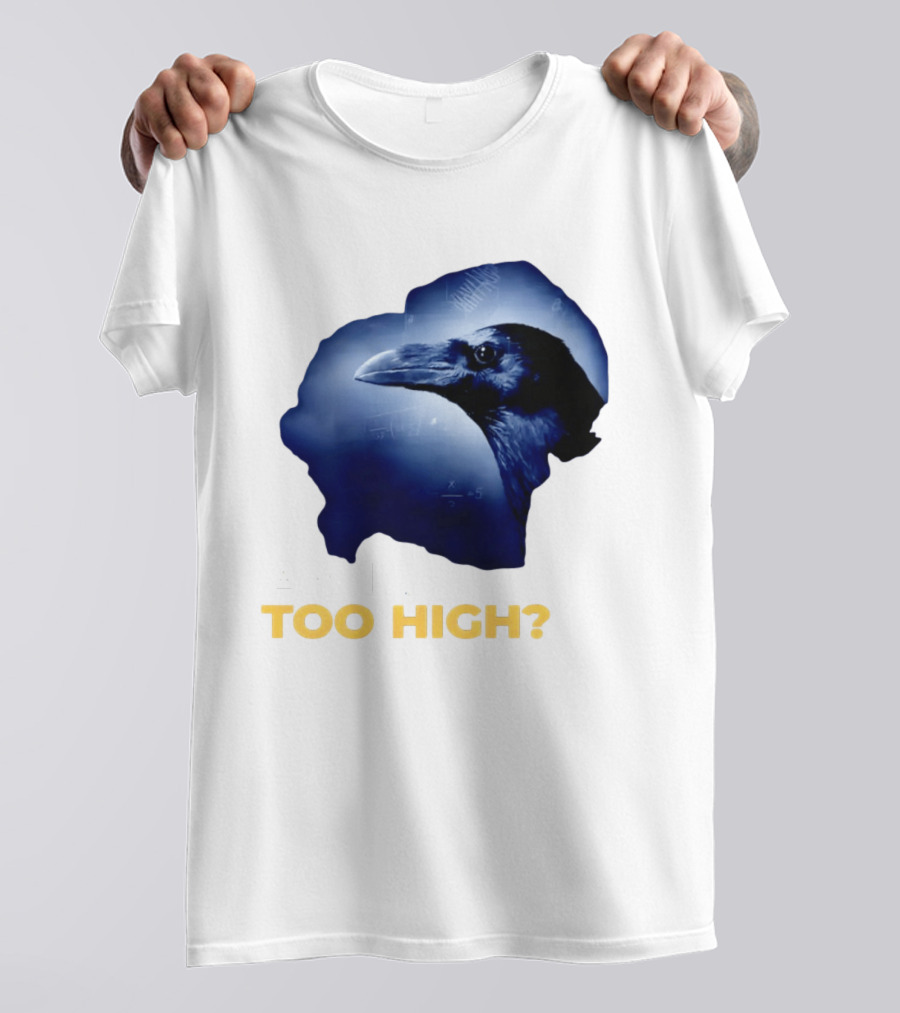 An IQ Too High Raven Sarcasm Meme T-Shirt