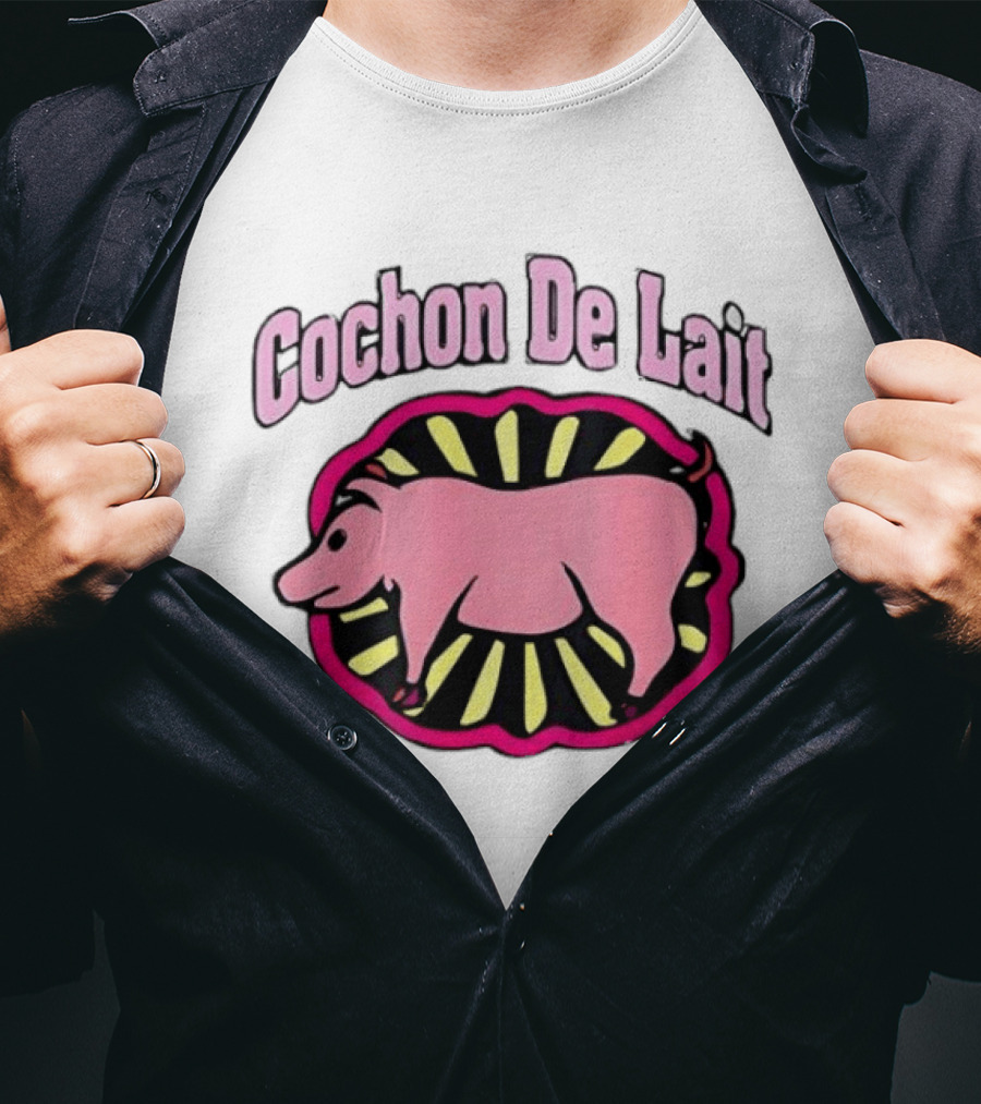 Cochon De Lait Pig Meat Culinary Food Festival Barbecue BBQ T-Shirt