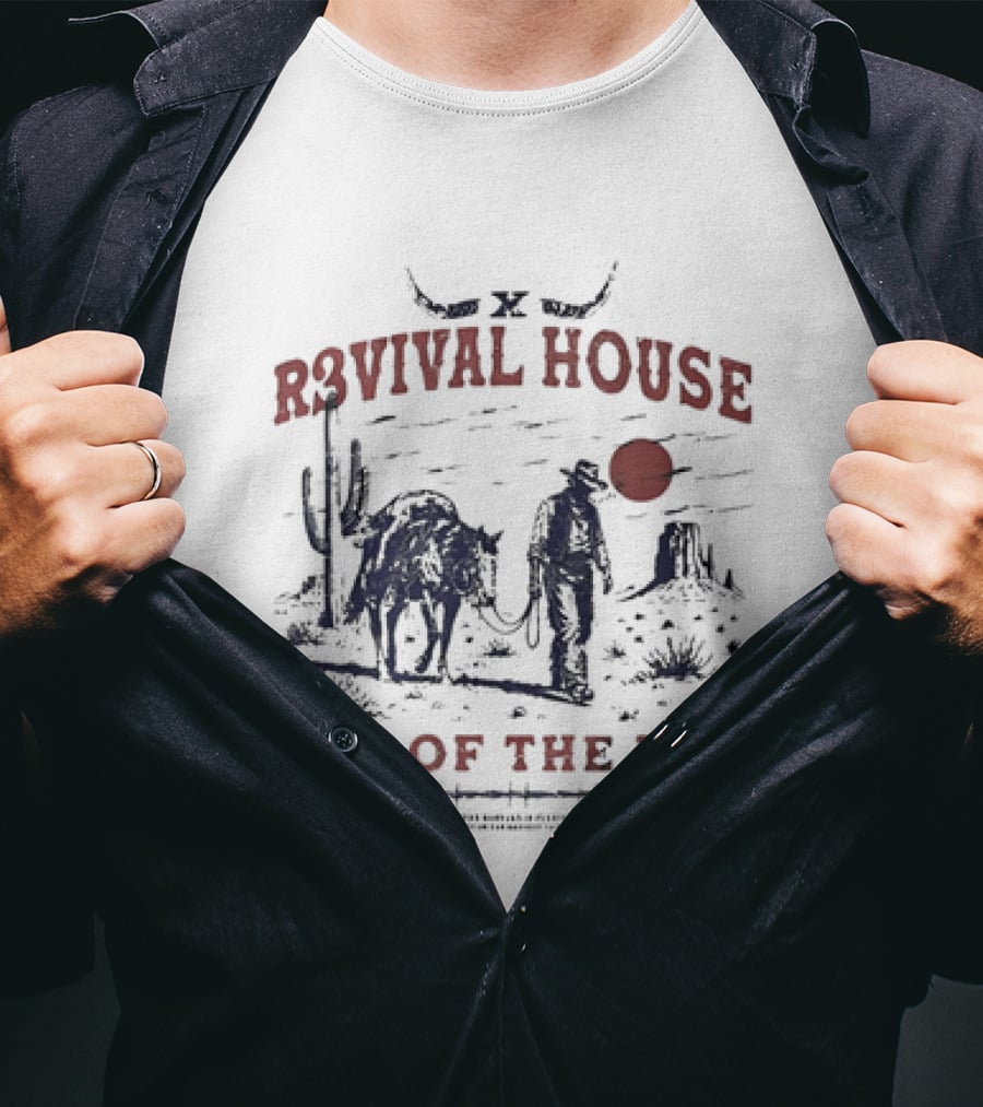 R3vival House Western Desert Cowboy Scene One Of The Few T-Shirt