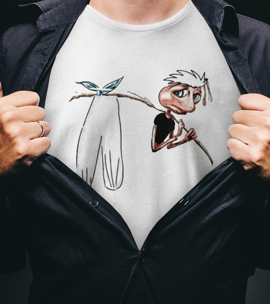 Go Jo Joe Biden Hobo Cartoon Character With Bindle And Pants T-Shirt