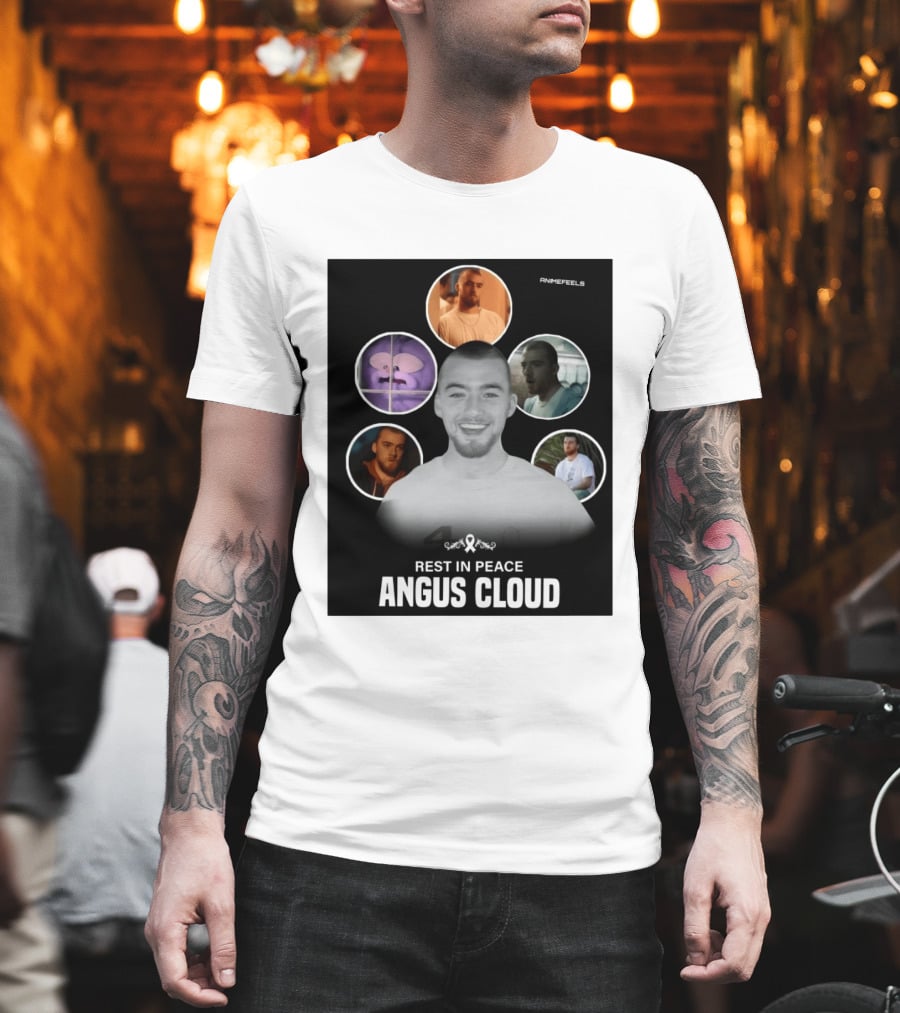 Angus Cloud Memorial Tribute AnimeFeels Rest In Peace T-Shirt