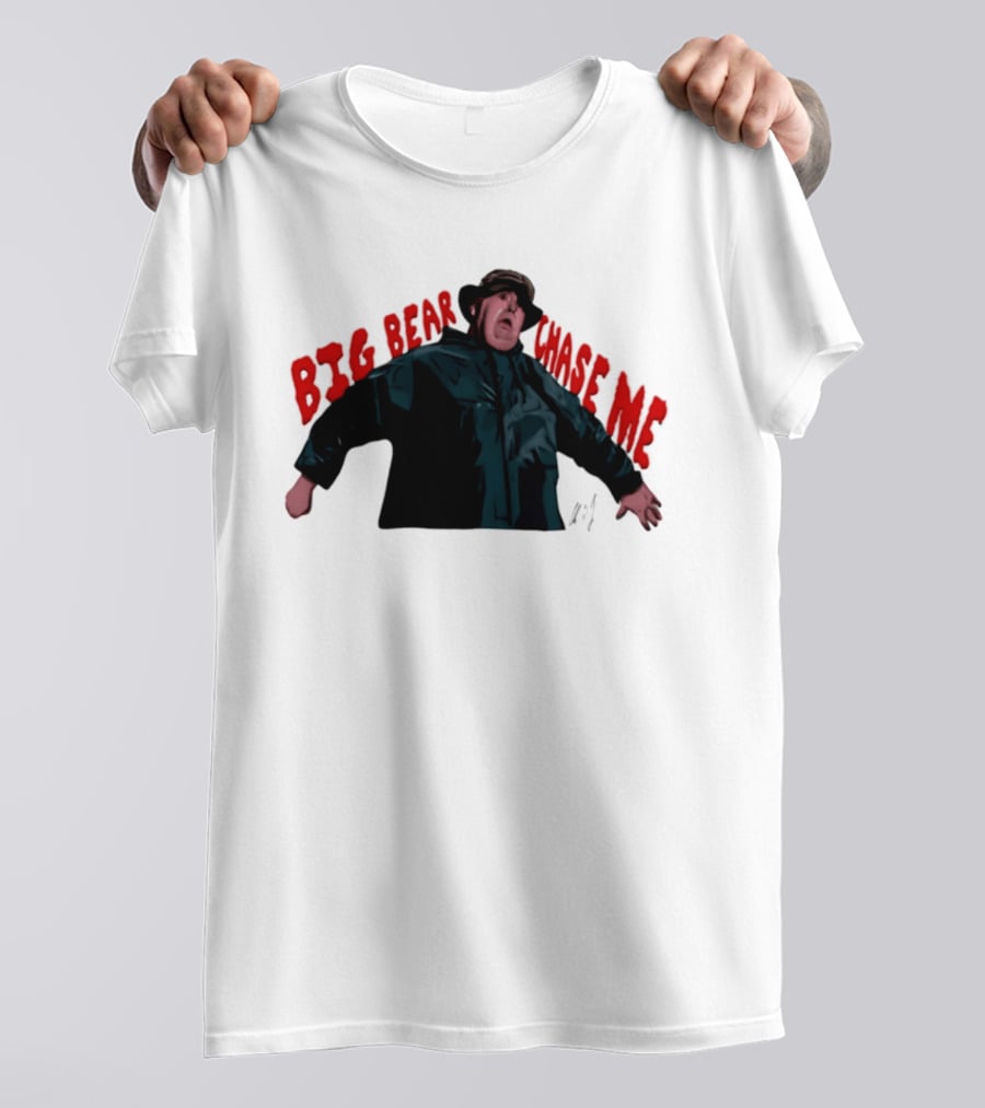 John Candy Big Bear Chase Me The Great Outdoors Movie Scene T-Shirt