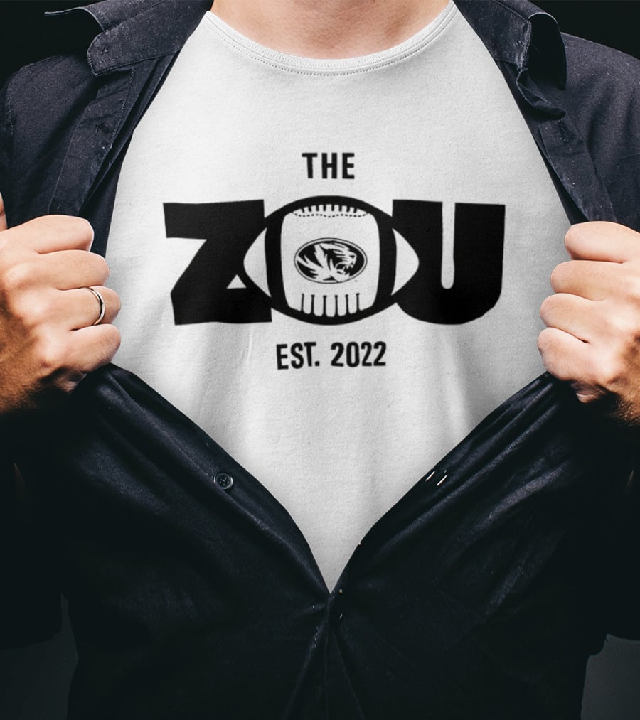 Missouri Tigers The Zou Football Est 2022 T-Shirt