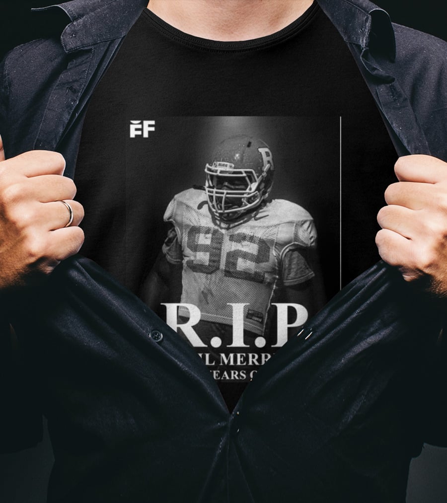 RIP Jamil Merrell 36 Years Old 92 Football Sports T-Shirt