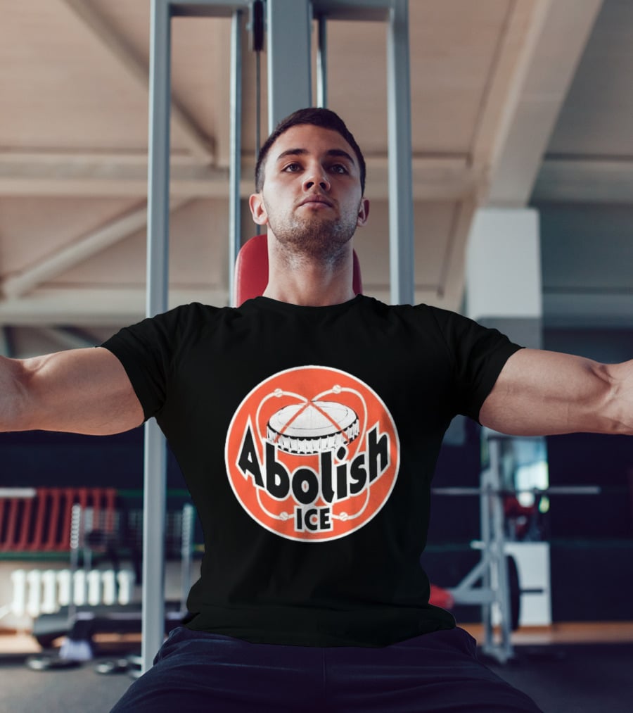 Abolish Ice Houston Astrodome Retro Baseball T-Shirt
