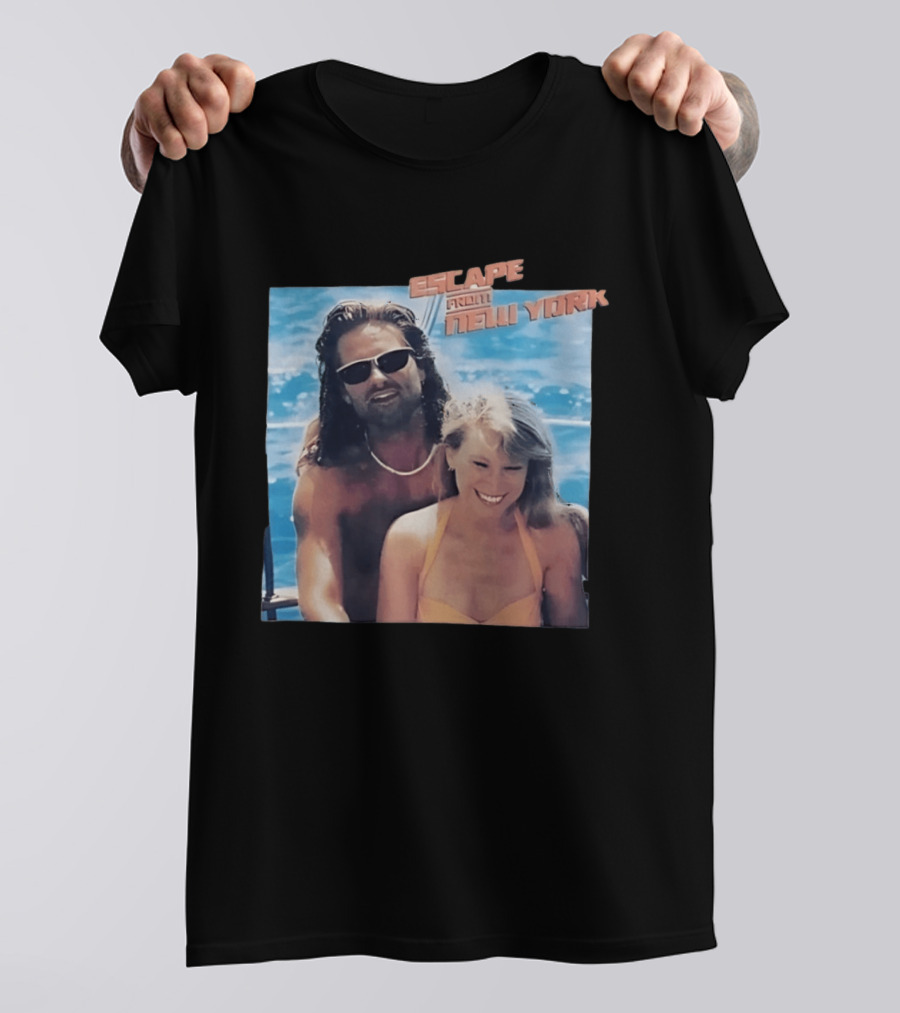 Captain Ron Kurt Russell Mary Kay Place Escape From New York 1992 T-Shirt