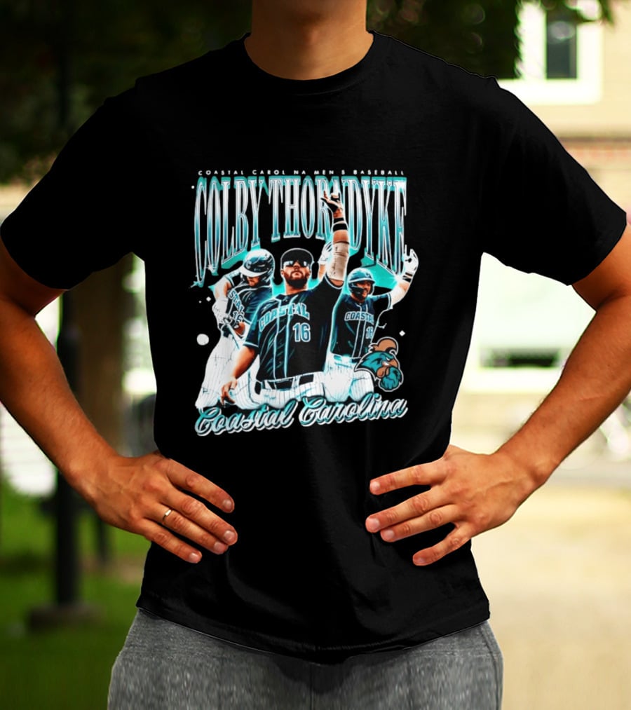 Coastal Carolina Chanticleers Colby Thoradyke Baseball Coastal Carolina T-Shirt