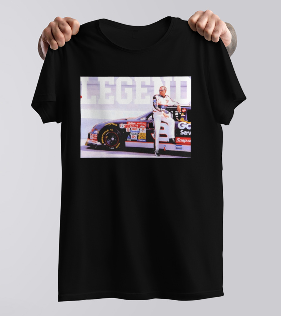 Dale Earnhardt Richard Childress Racing Nascar Winston Cup Legend Goodyear Snap On Holley T-Shirt