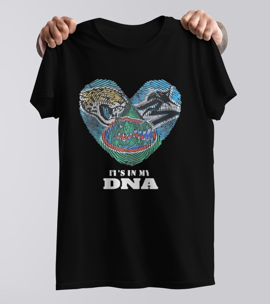 Florida Gators It's In My DNA Heart T-Shirt