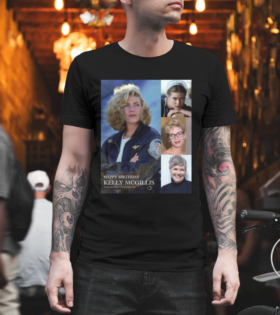 Happy Birthday Kelly McGillis Photos Compilation T-Shirt