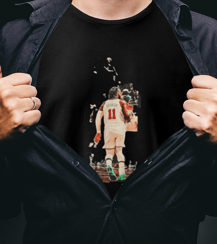 Jalen Brunson New York Knicks NBA Player Number 11 T-Shirt