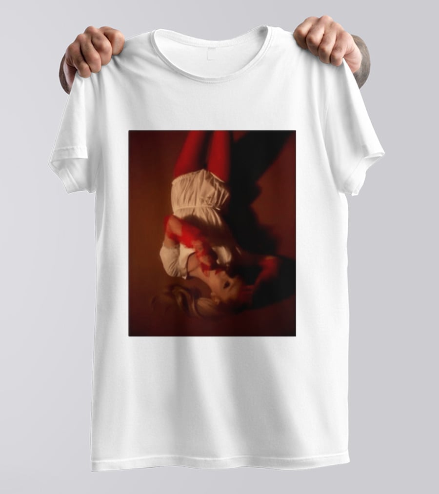 Ariana Grande Red And White Eternal Sunshine Aesthetic T-Shirt