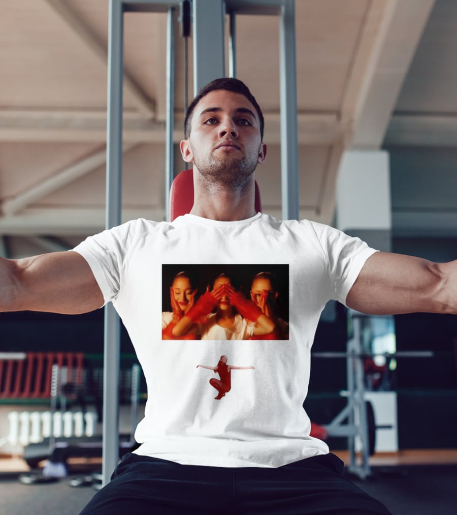 Ariana Grande Eternal Sunshine Red Gloves Three Faces Pose Music Album T-Shirt