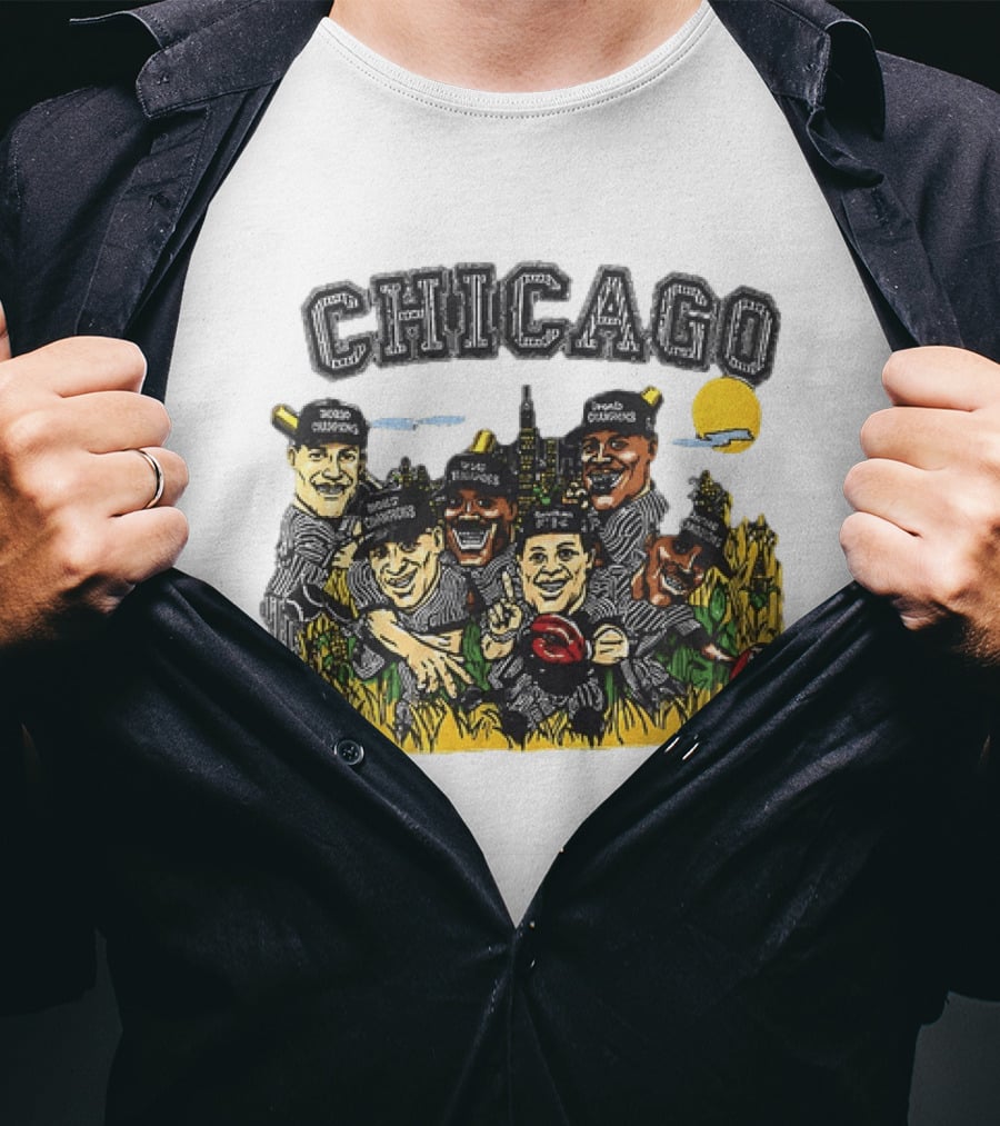 Chicago White Sox 1993 World Champions Fielding New Dreams T-Shirt