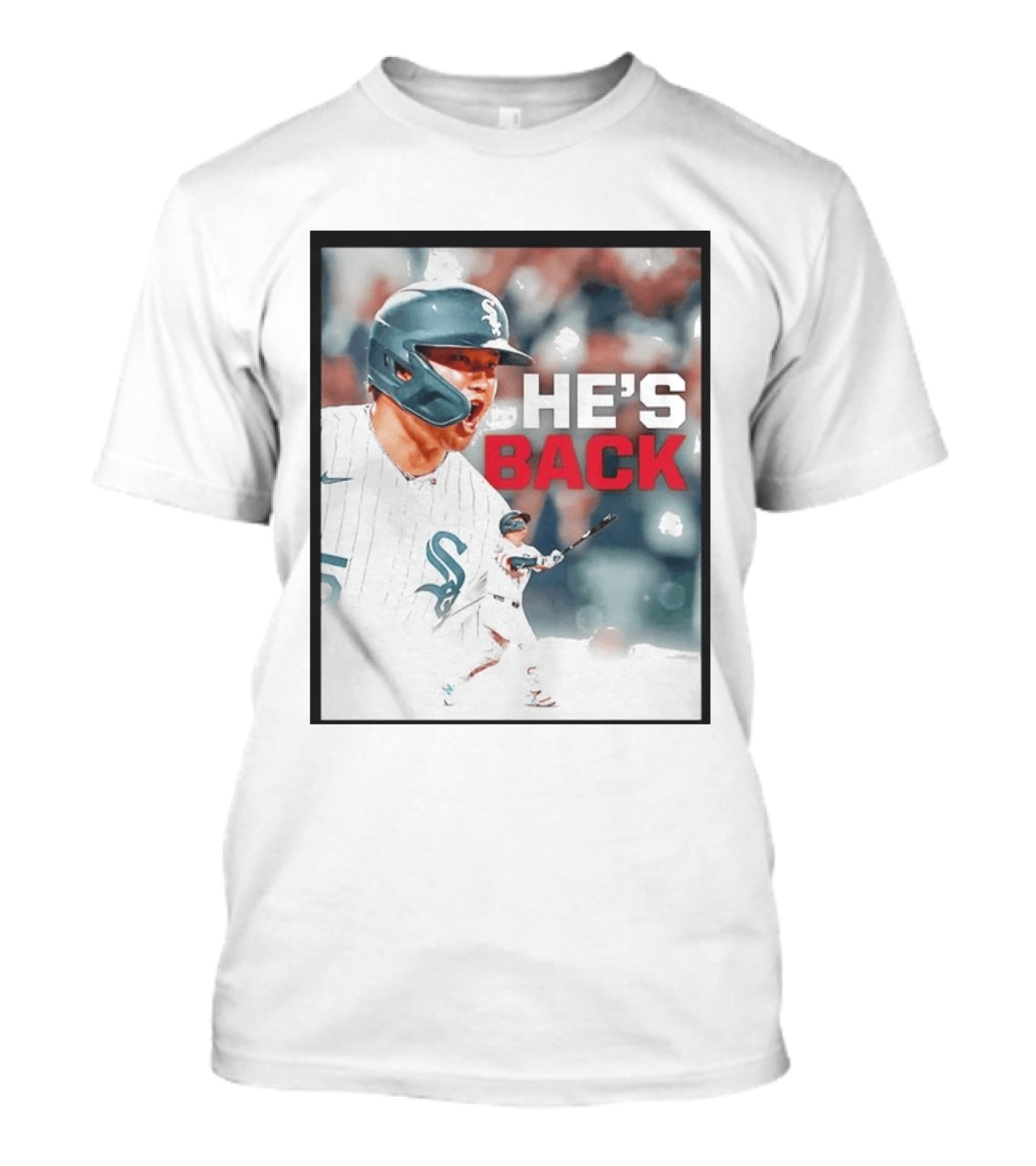 Chicago White Sox Munetaka Murakami He's Back Celebratory Moment T-Shirt