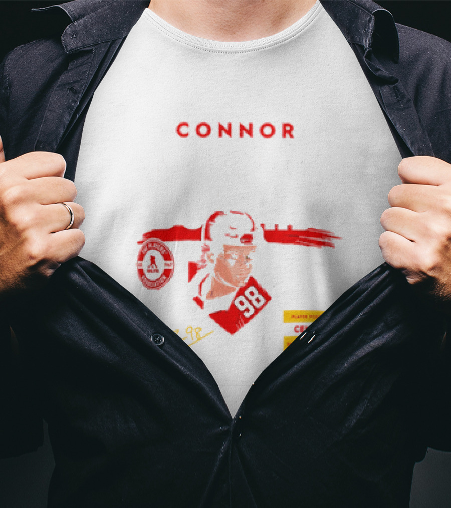 Connor Bedard Chicago Blackhawks #98 Rookie Spotlight Player Position Draft Pick T-Shirt